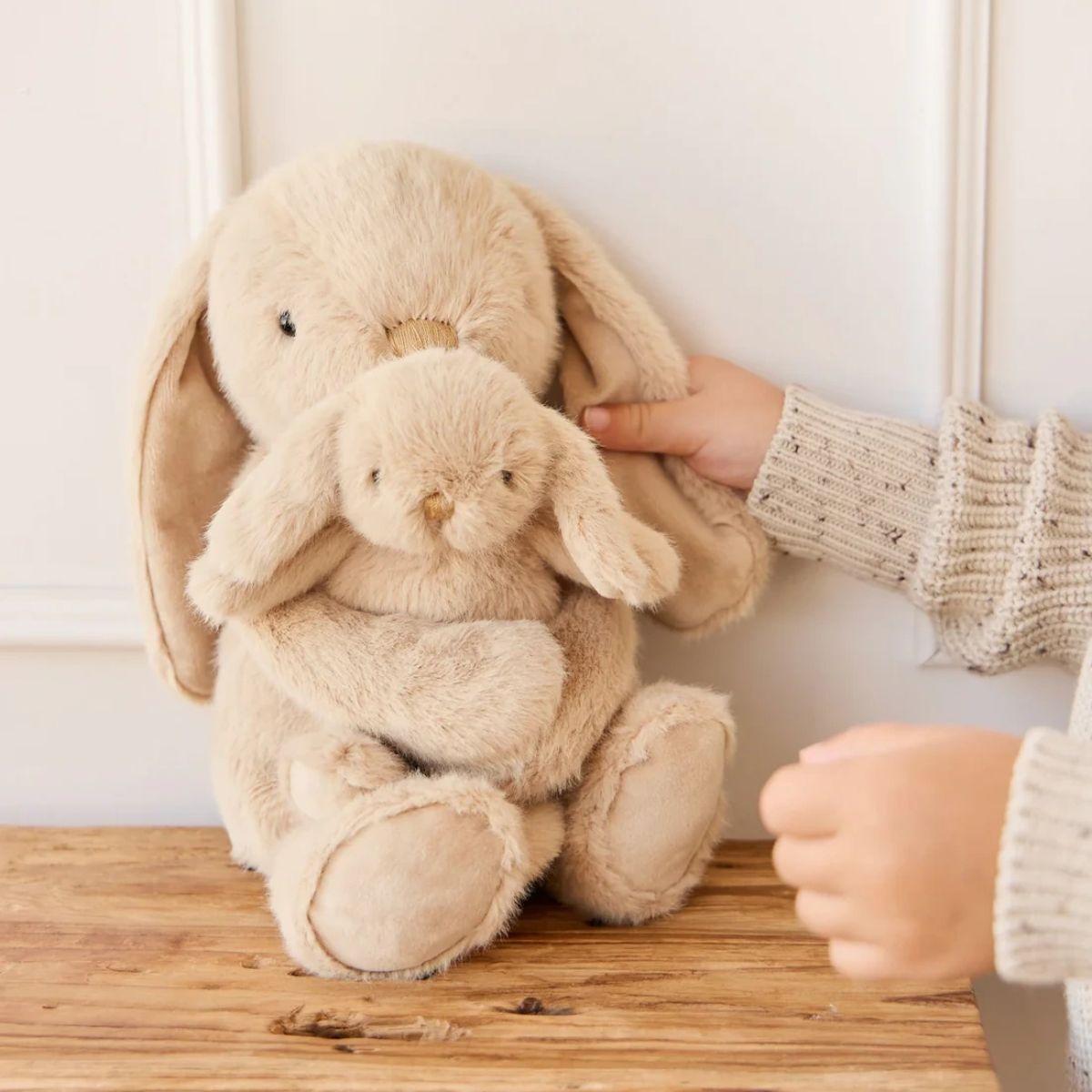 Snuggle Bunnies Frankie the Hugging Bunny - Caramel | Mothercare 👶